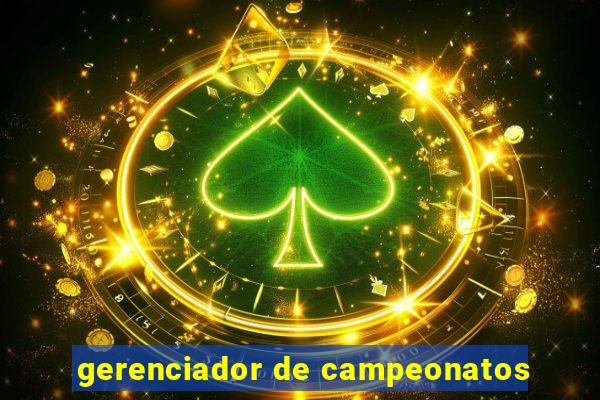 gerenciador de campeonatos